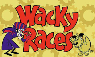 Il logo delle wacky races