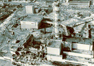 Il reattore 4 dopo la catastrofe