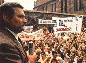 Il leader di Solidarnosc