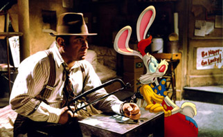 Una scena di Roger Rabbit