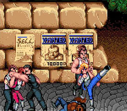 Una fase di lotta in Double dragon