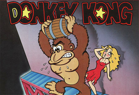 Il flyer di Donkey Kong