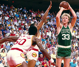 Larry Bird contro i Rockets