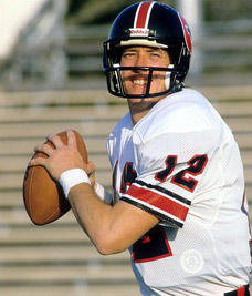 Jim Kelly negli anni di USFL